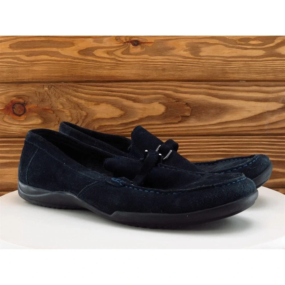 Calvin Klein Sz 10 Loafer Blue Suede Men‎ Slip On Galvin Medium (D, M)